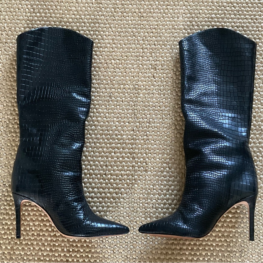 Schutz Maryana Boots in Black - Picture 3 of 9